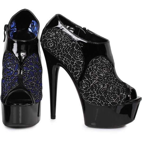 6" Sandals & Pumps Ellie  609/RAYNA/BLUE
