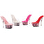 Rose Platform Clear Upper Mules Ellie  609/ROSES