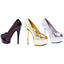 Platform Stiletto Peep Toe Pumps Ellie  609/SHINE