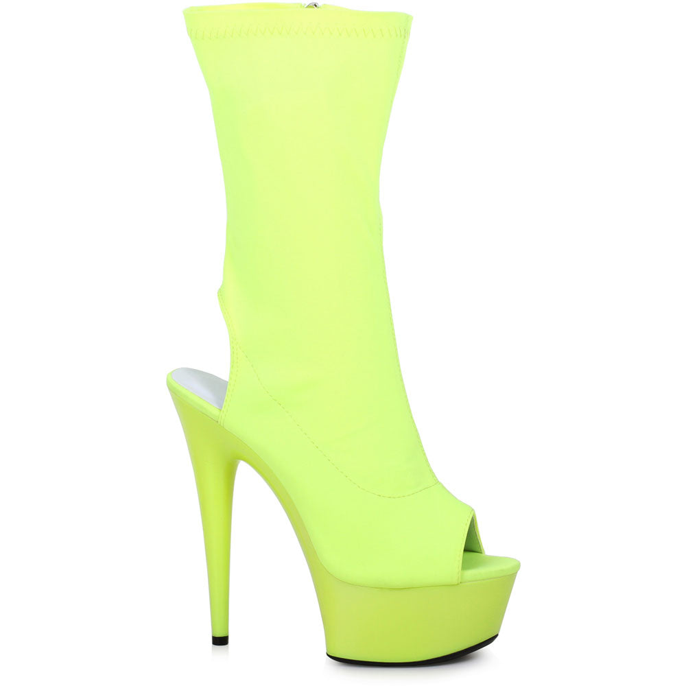 Ellie 6" Peeptoe Ankle Bootie High Heel Women's Shoes Secondary image