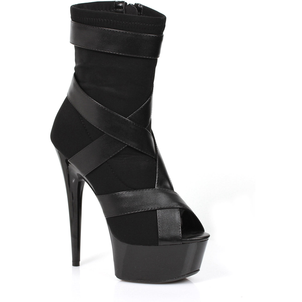 Platform Stiletto Stretch Ankle Booties Ellie  609/STRUCK Main image