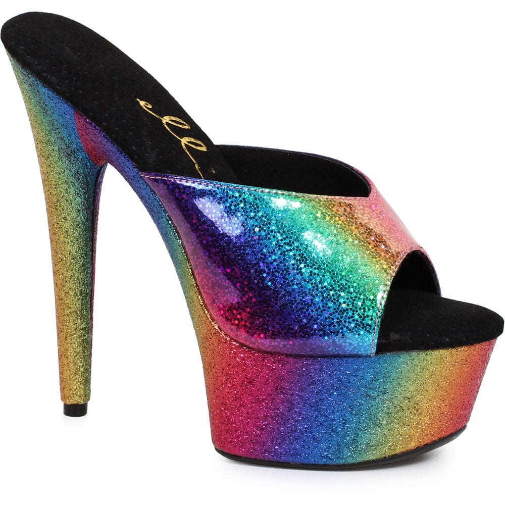 6 Mule With Rainbow Platform Ellie  609/TRICKS/MULT Main image