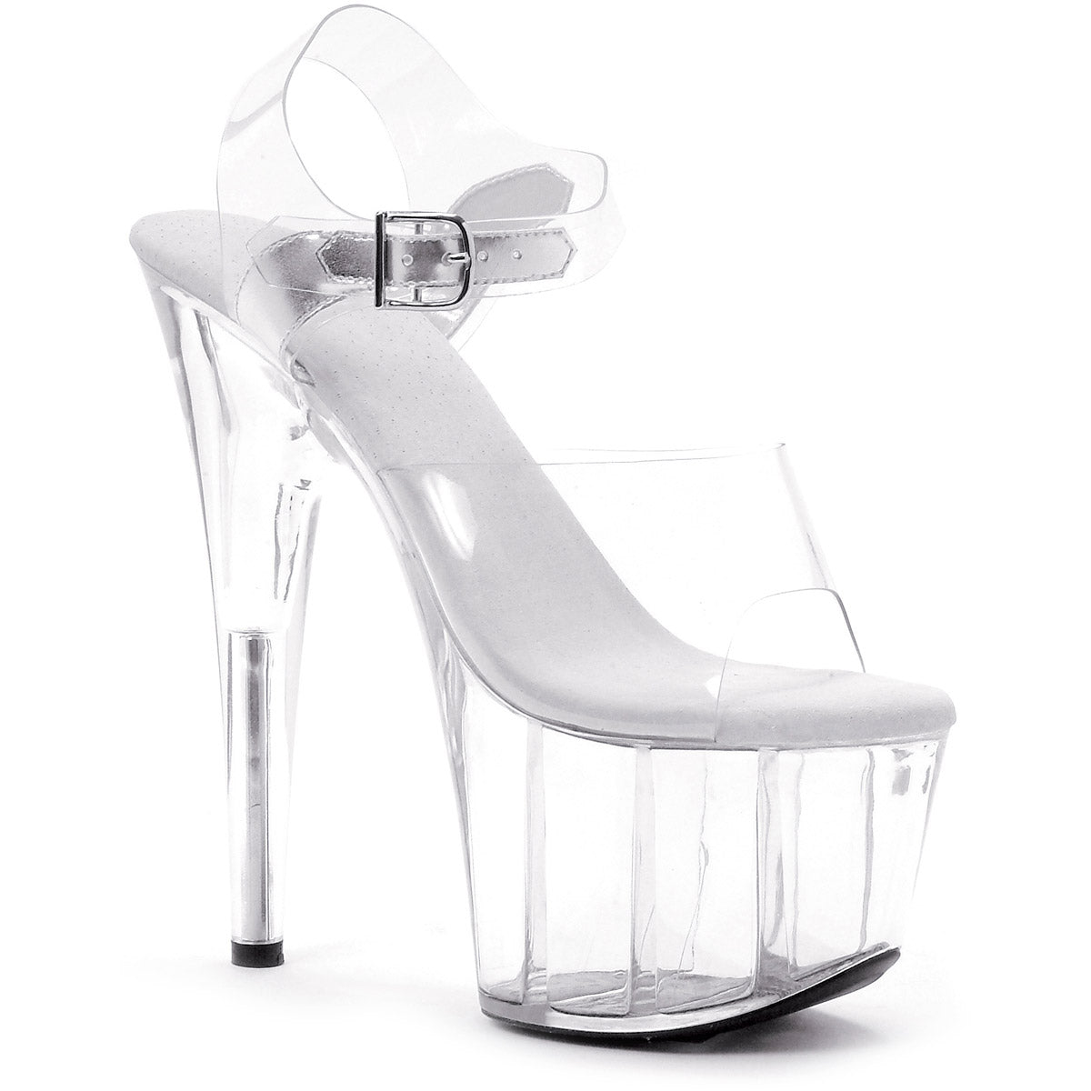 7" Heel Pointed Stiletto Sandal Ellie  709/BROOK