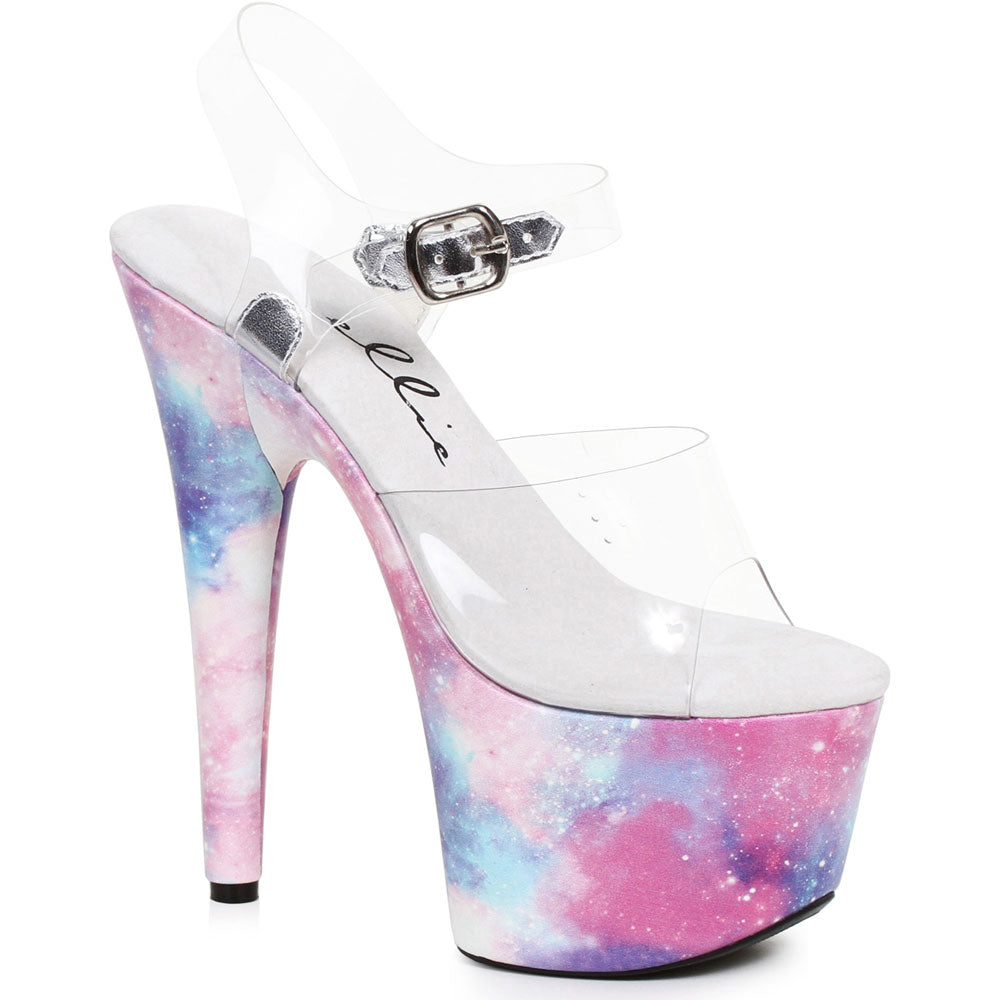 7" Pointed Stiletto Sandal. Ellie  709/COSMO/CLRW