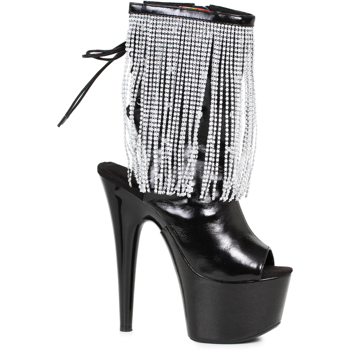 7 Platform Heel W/Fringe Light Up. Ellie ELLIE 709/DAZZLE Main image