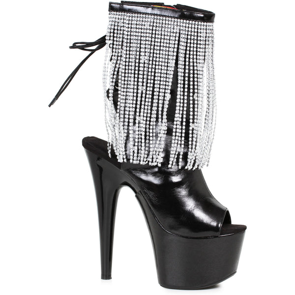 7 Platform Heel W/Fringe Light Up. Ellie ELLIE 709/DAZZLE