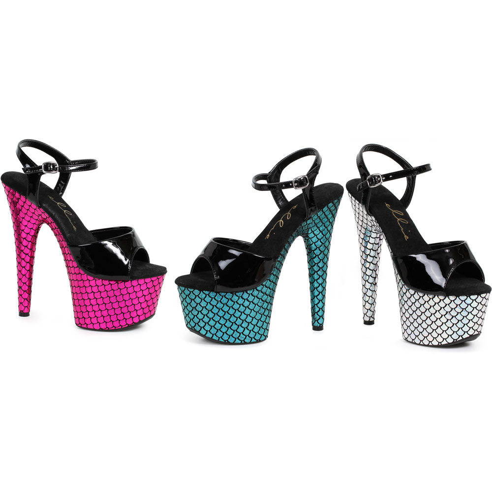 7" STILETTO W/ PLATFORM Ellie  709/MARINA/FUSH
