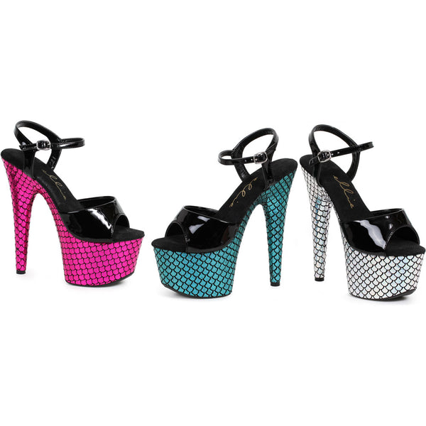 7" STILETTO W/ PLATFORM Ellie  709/MARINA/FUSH