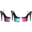 Ombre Platform Two Tone Mules Ellie  709/OMBRE
