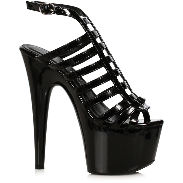 7" Heel Stiletto With Straps Ellie  709/SAINTLY
