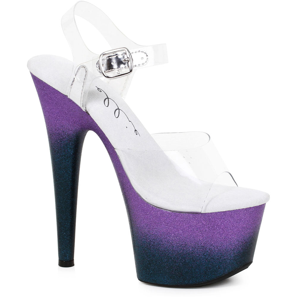 7" Pointed Stiletto Sandal With Ombre Platform Ellie  709/SHOW/MULT Main image