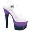 7" Pointed Stiletto Sandal With Ombre Platform Ellie  709/SHOW/MULT