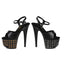7" Studded Platform Ellie  709/STUD/PEWT