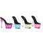 Zebra Platform Stiletto Mules Ellie  709/ZEBRA