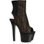 7 Metallic Bootie With Side Zipper Ellie  711/STRIKER