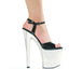 Platform Stiletto Ankle Strap Sandals Ellie  821/CHROME