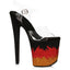 8" Heel Stiletto With Glitter Flame Platform Ellie  850/PHOENIX