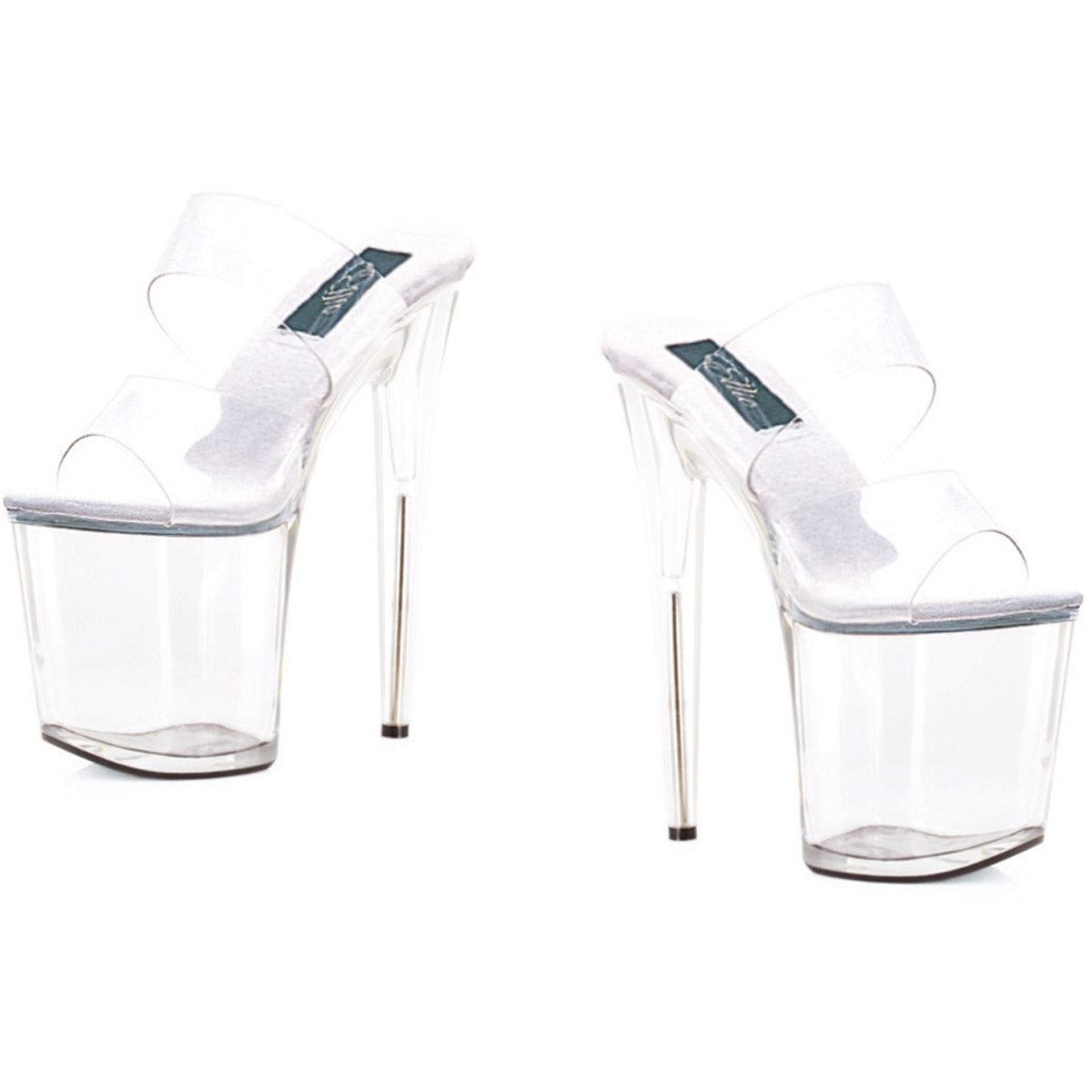 Clear Platform Stiletto Mule Sandals Ellie  850/COCO