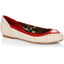 Two Toned Flats Shoes with Heart Ellie Bettie Page BP100-FRANCES