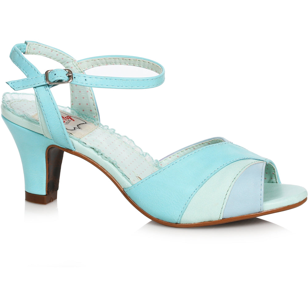 2.5"  Open Toe Sandal With Buckle Closure Ellie Bettie Page BP250-DAPHNE