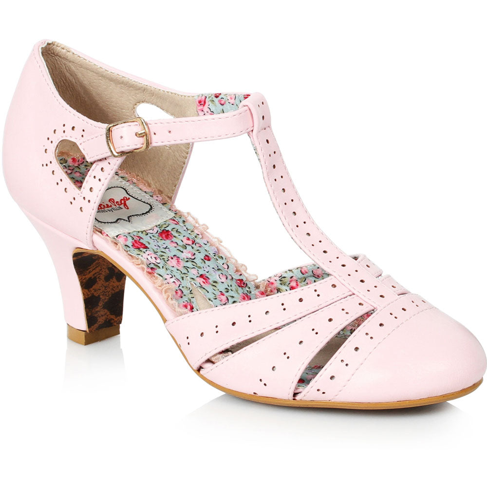 2.5 Spectator Heel With T-Strap And Cutout Detail Secondary image