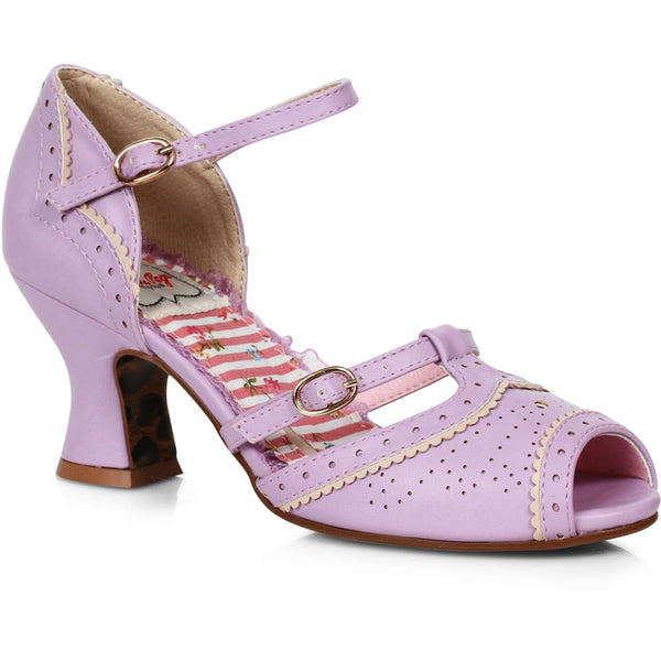 2.5 Two Toned T-strap Peep Toe Shoe Ellie  BP253/NICOLE
