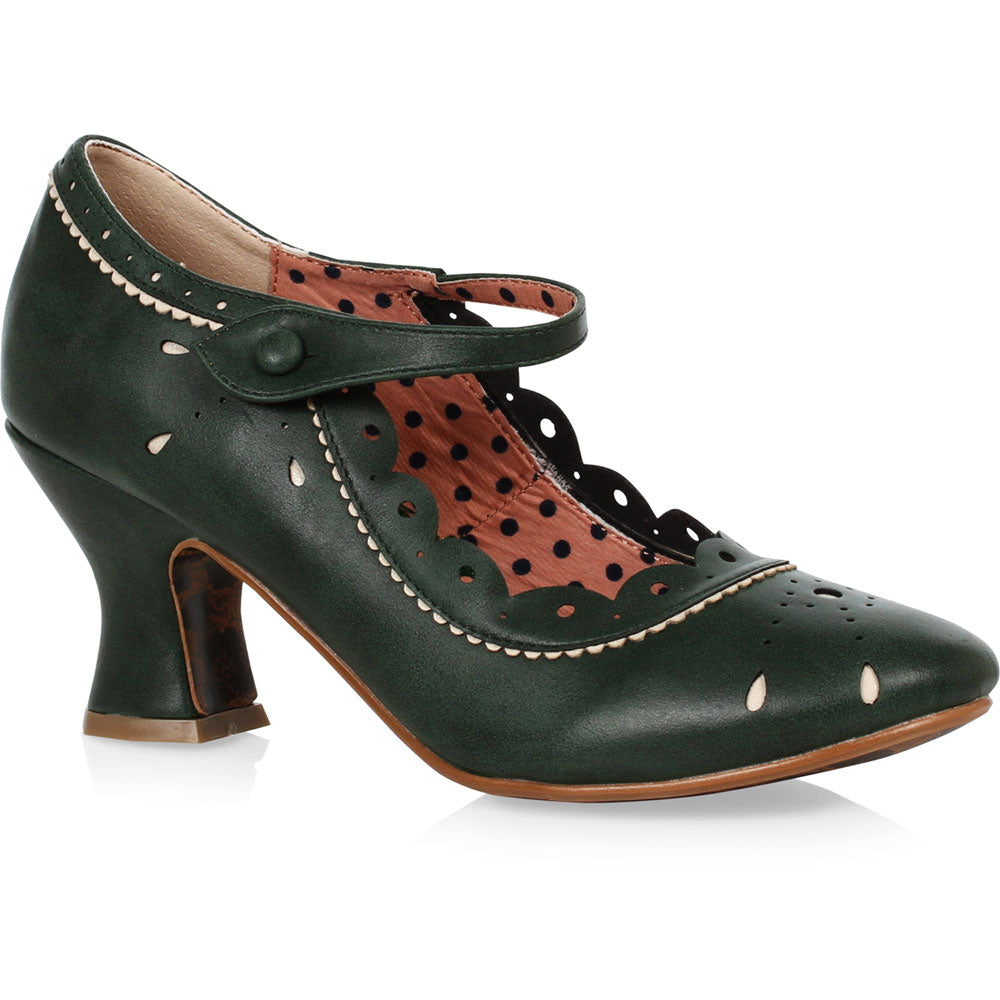2.5" Heel Shoes with Detail Ellie Bettie Page BP254-JOYCE