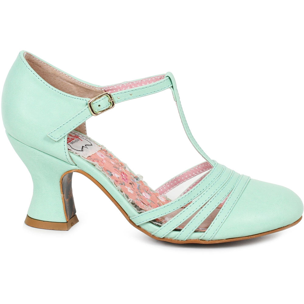 2.5" T Strap Heel Ellie  BP254/LUCY/MINT