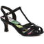 3" Peep Toe T Strap Sandal Ellie  BP300/LAYLA/BLK