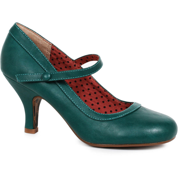 3" Retro Mary Jane Heel Ellie  BP320/BETTIE/GRN