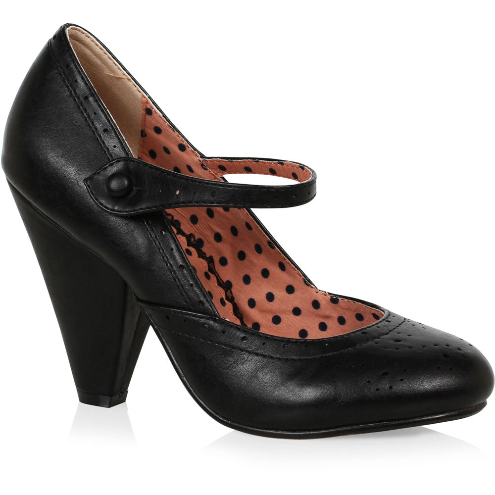 4" Cone Heel Maryjane Shoes Ellie Bettie Page BP403-ELANOR Main image