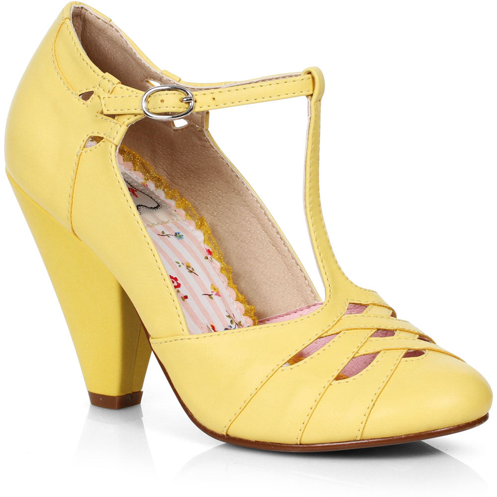 4 T-strap Pump With Cut Outs Ellie  BP403/LAURA