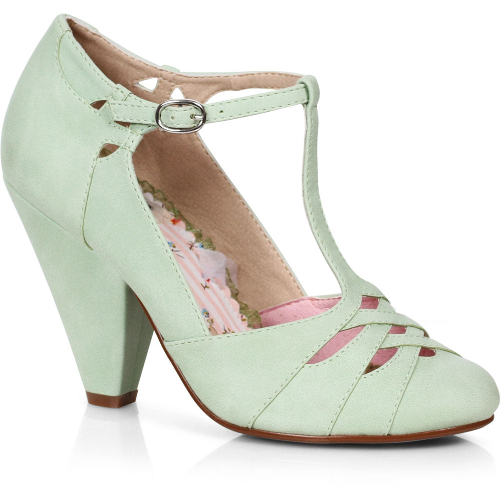 4 T-strap Pump With Cut Outs Secondary image