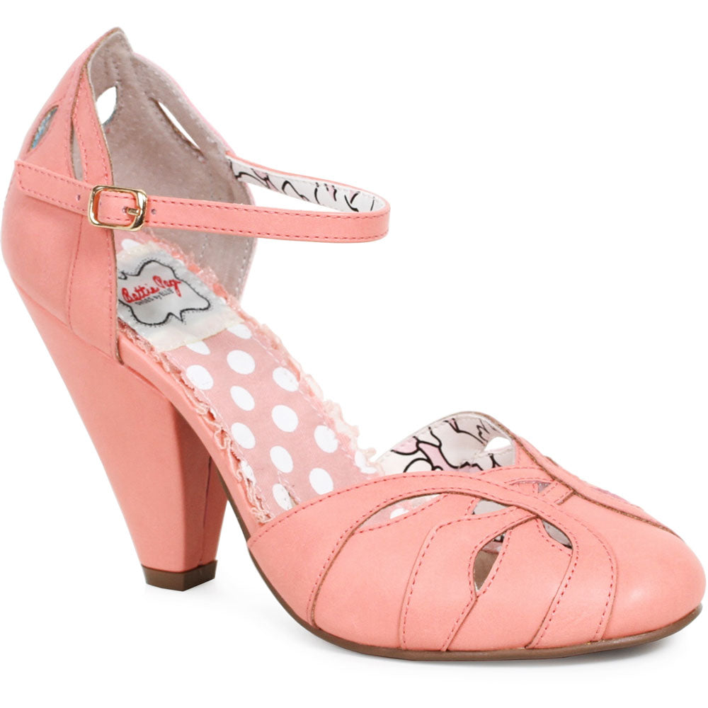 4" Ankle Strap Pump Ellie  BP403/SALLY/PEAC