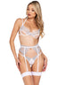 Snow Queen 3-Piece Garter Short Set Roma  LI633