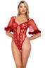 Rouge Bow Teddy With Sleeves Roma  LI641