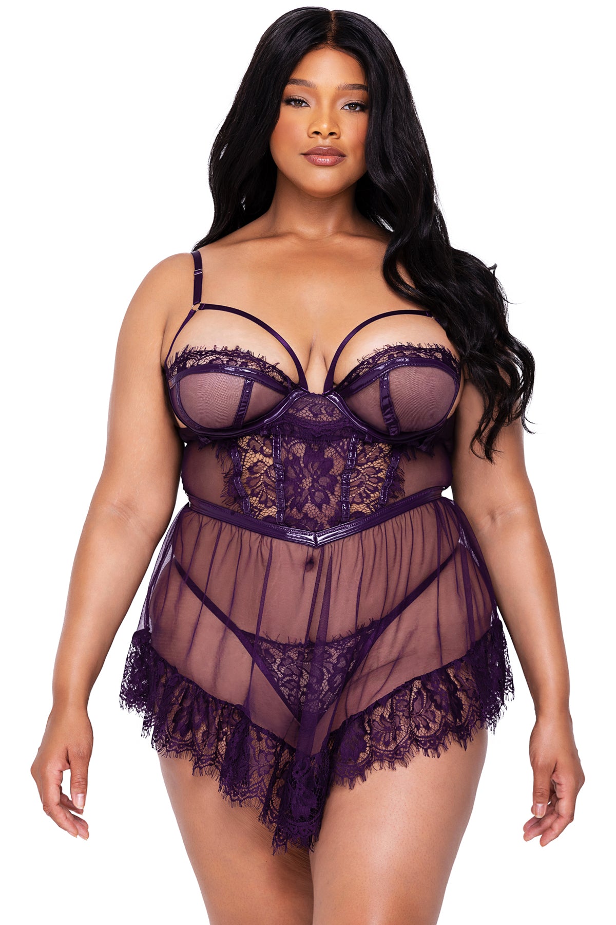 Sugar Plum Babydoll 2-Piece Set Roma  LI655Q