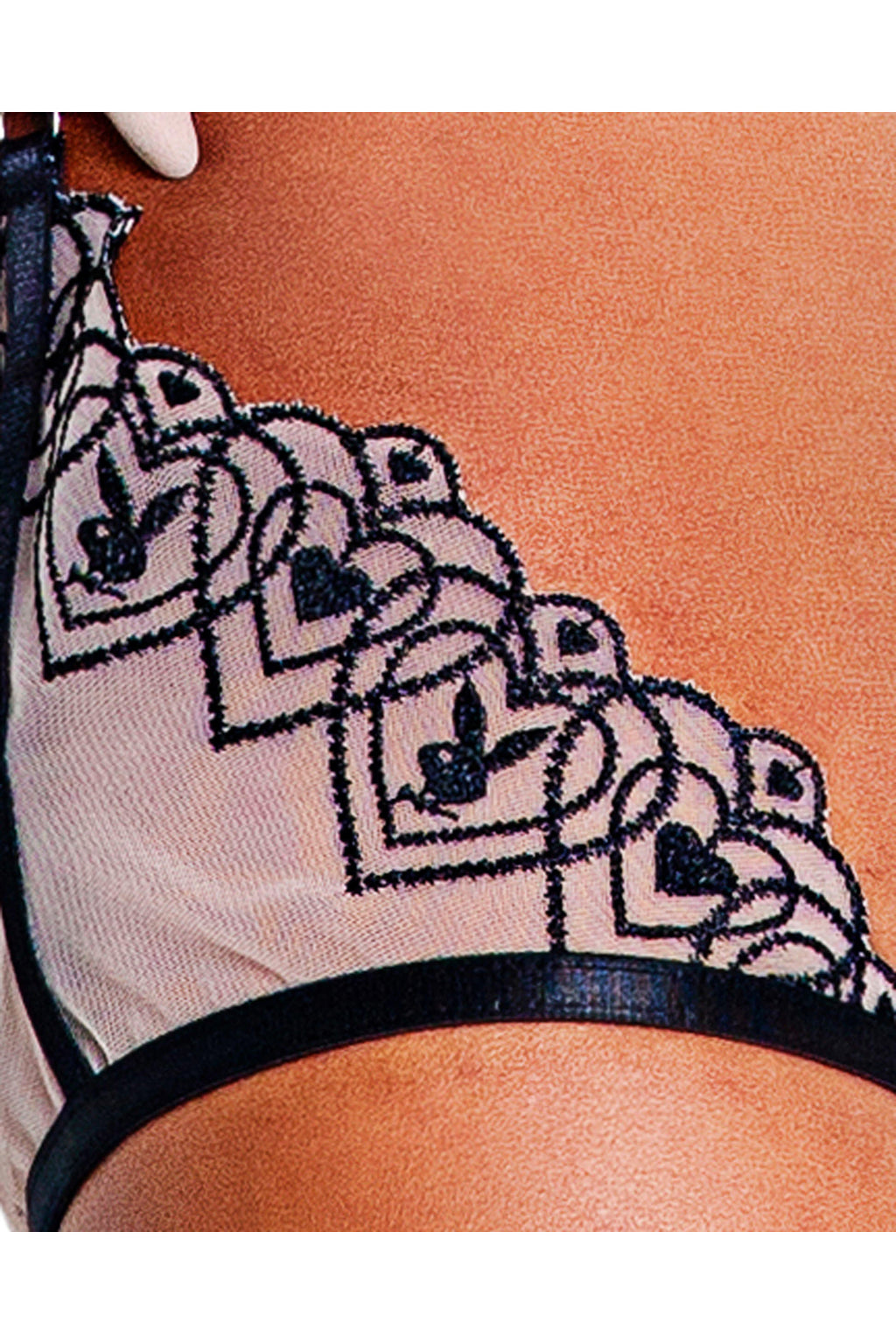 Playboy Bunny Kiss 3-Piece Chaps Set Roma  PBLI109