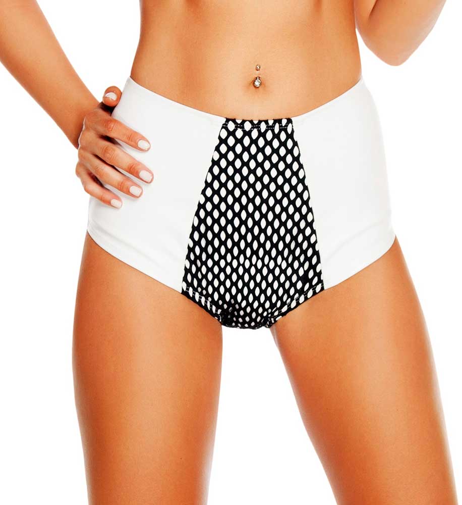 High Waist Leatherette Booty Shorts Roma  SH3219 Main image