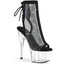 7" Heel, 2 3/4" Pf Open Toe/Heel Ankle Boot Pleaser Pleaser ADORE/1018RM