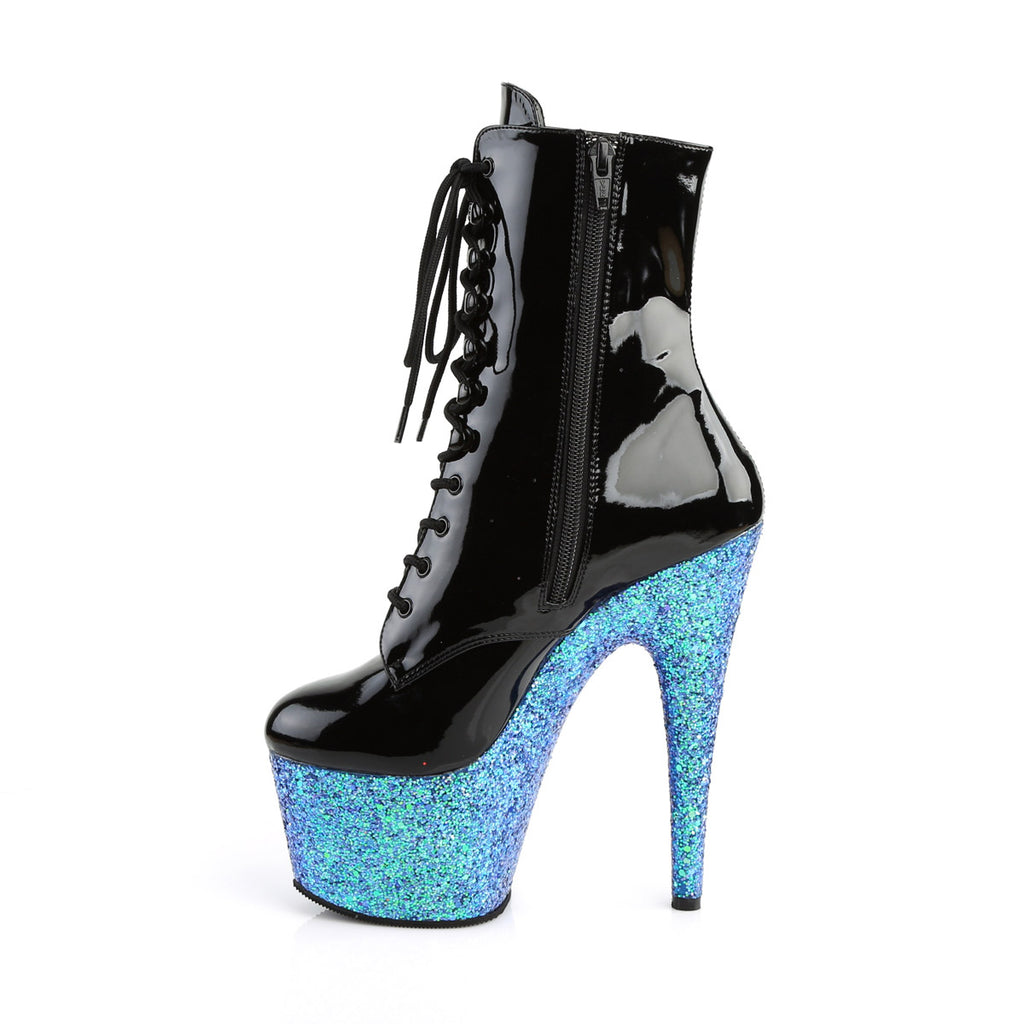 7" Heel, 2 3/4" PF Ankle Boot, Side Zip Pleaser Pleaser ADORE/1020LG