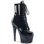 7" Heel, 2 3/4" PF Ankle Boot, Side Zip Pleaser Pleaser ADORE/1020LG