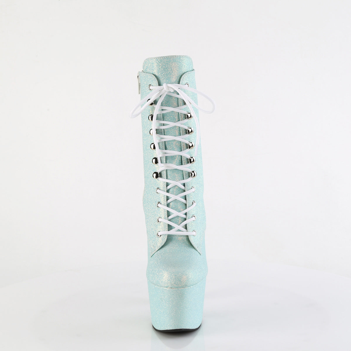 7" Heel, 2 3/4" Pf Lace-Up Front Ankle Boot, Side Zip Secondary image