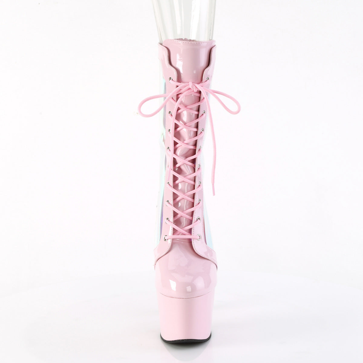 7" Heel, 2 3/4" Pf Lace-Up Front Anke Boot, Back Zip Secondary image