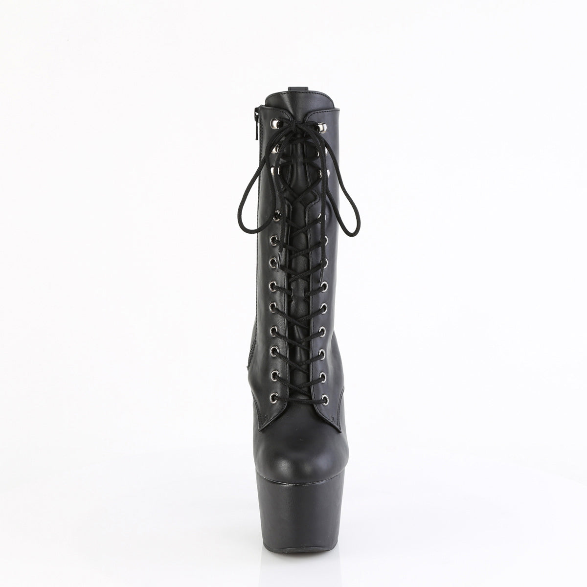 7" Heel, 2 3/4" Pf Lace-Up Front Ankle Boot, Side Zip Secondary image
