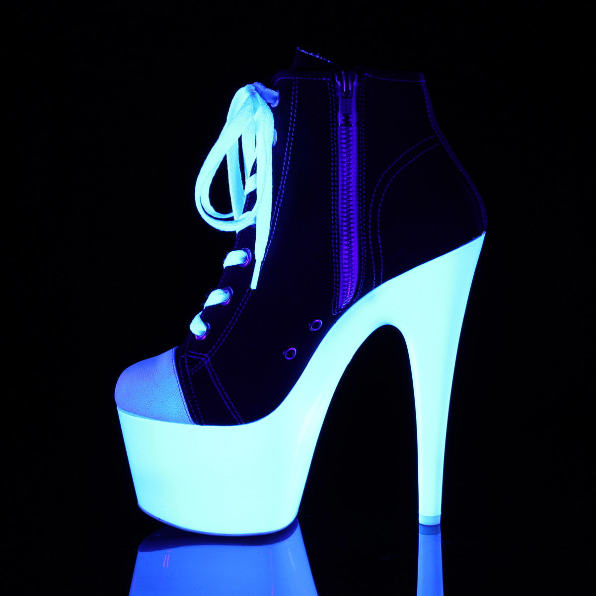Pleaser Adore-700SK-02 7" Heel, 2.75" Platform Sneaker Secondary image