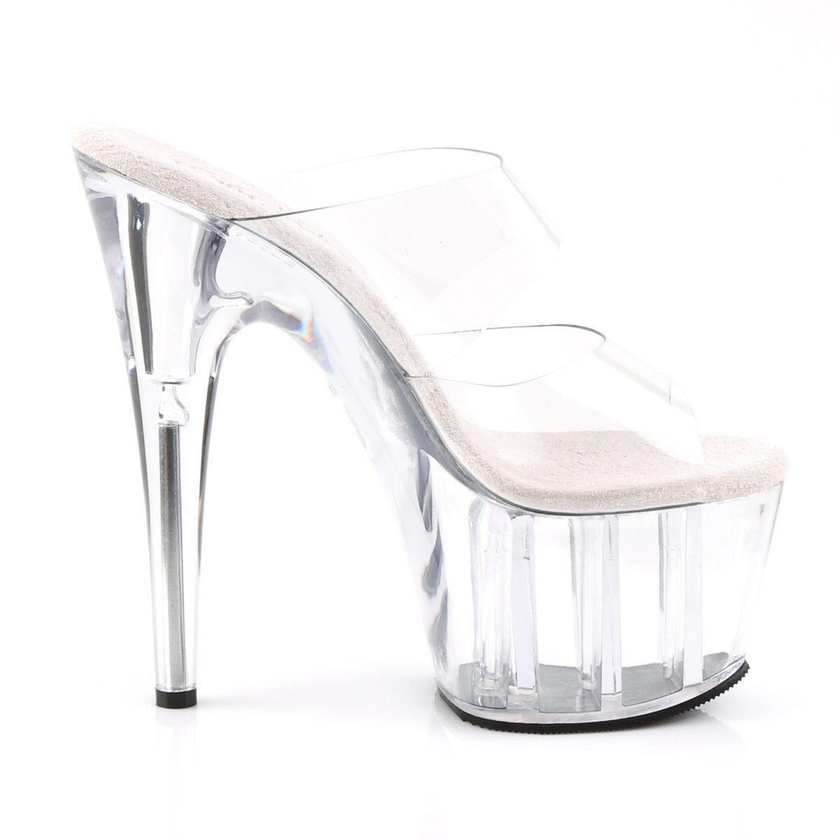 Sexy Double Strap Platform Stiletto Mule Stripper High Heels Shoes Pleaser Pleaser ADORE/702