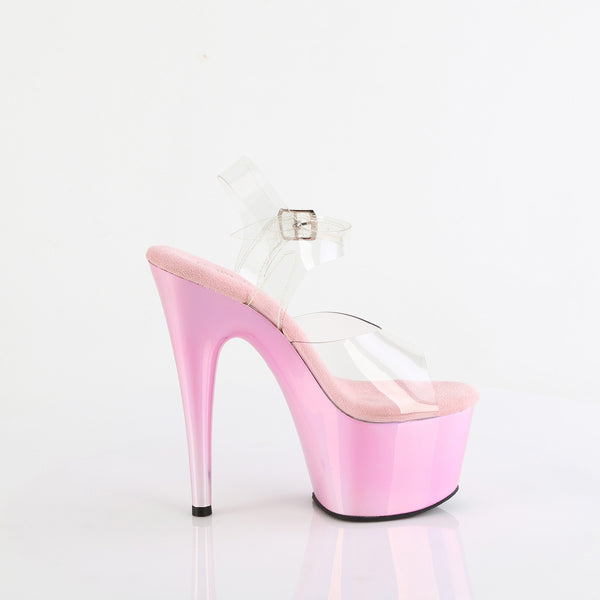 7" Heel, 2 3/4" Pf Ankle Strap Sandal Pleaser Pleaser ADORE/708LQ