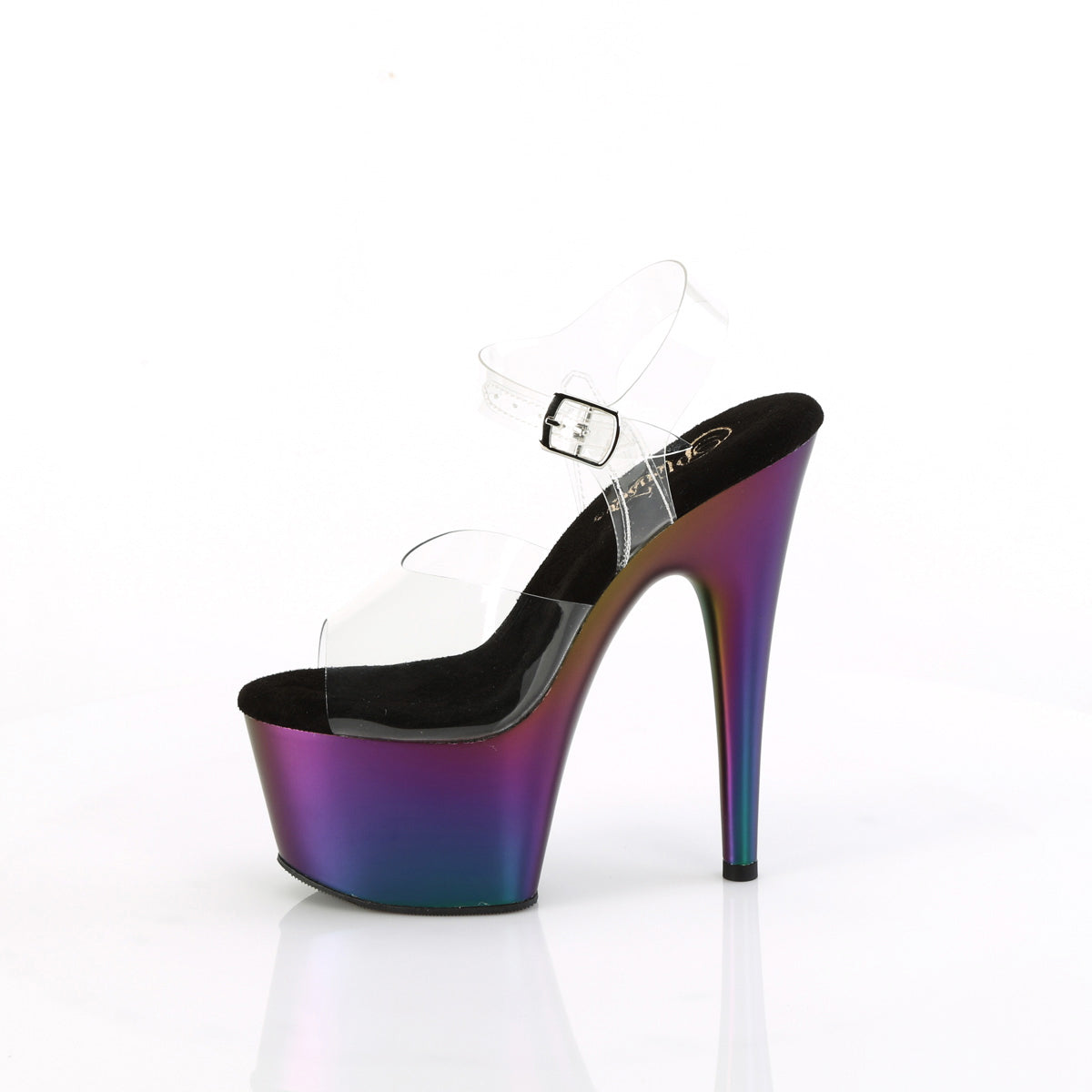 7" Heel, 2 3/4" Pf Ankle Strap Sandal Pleaser Pleaser ADORE/708MCH