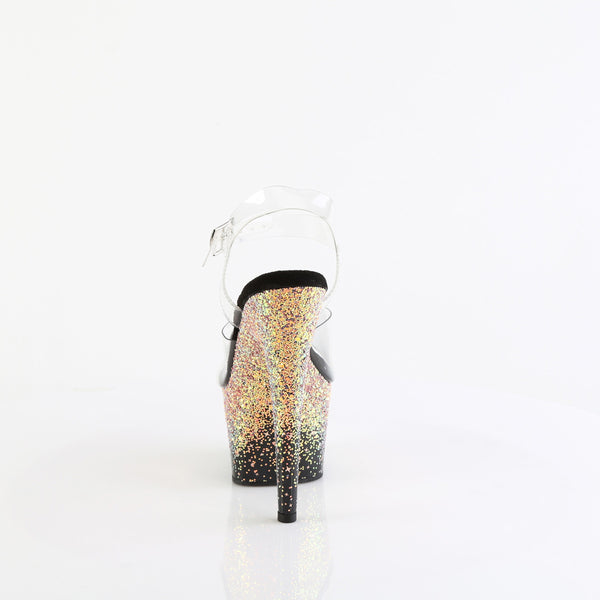 7" Heel, 2 3/4" Pf Ankle Strap Sandal Pleaser Pleaser ADORE/708SS